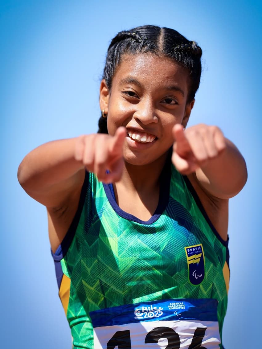 Maria Clara Araújo, do atletismo paralímpico
