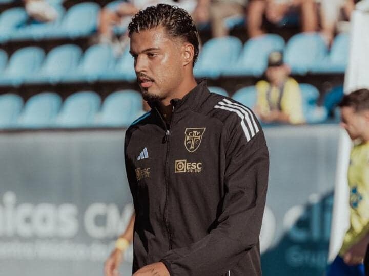 David Sousa em ação pelo Casa Pia (Foto: Divulgação/Casa Pia)