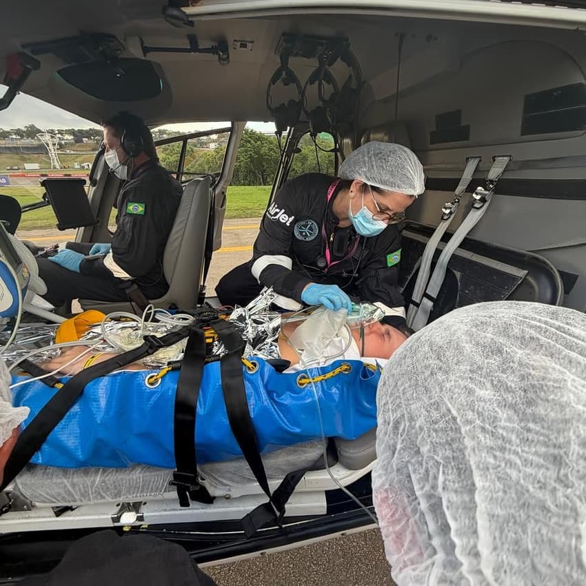 Ethan Nobels sofreu grave acidente na F3 Brasil (Foto: reprodução / redes sociais)