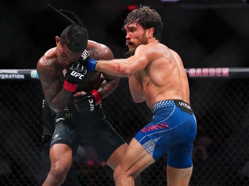 Ethyn Ewing derrotou Malcolm Wellmaker no UFC 322 (Foto: Reprodução/UFC)