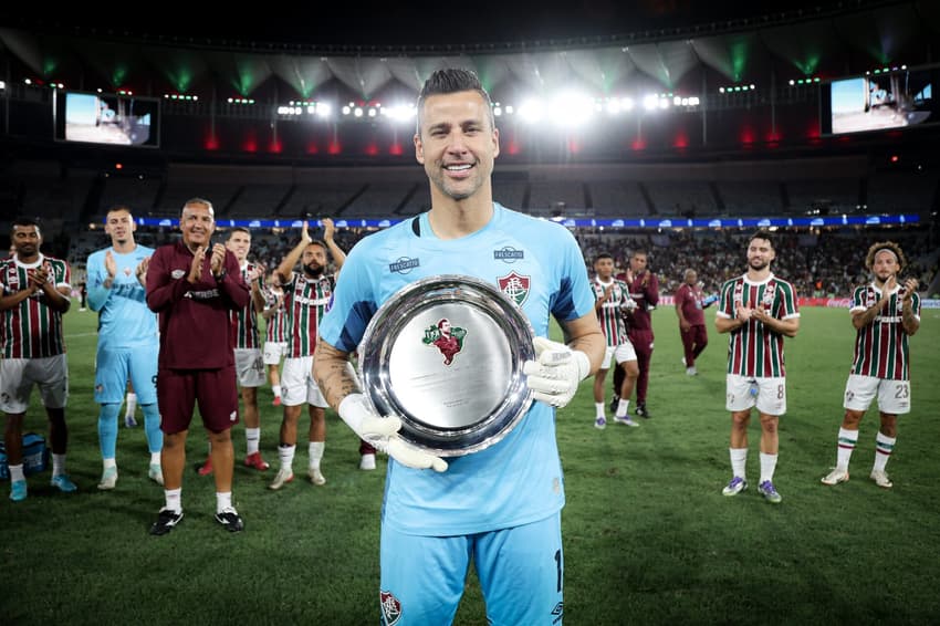 O goleiro Fábio, do Fuminense, é um dos indicados ao prêmio da seleção ideal da Fifa no prêmio The Best (Foto: Marcelo Gonçalves/FFC)