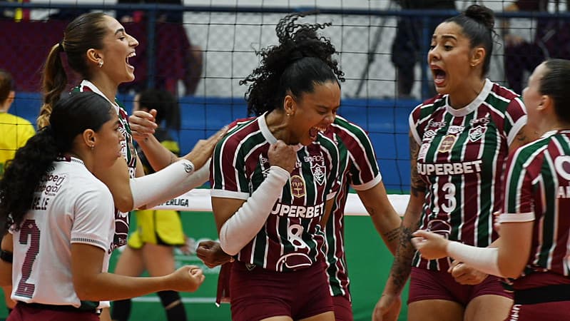 Fluminense chega a terceira vitória seguida na Superliga Feminina (Foto: Fluminense FC)