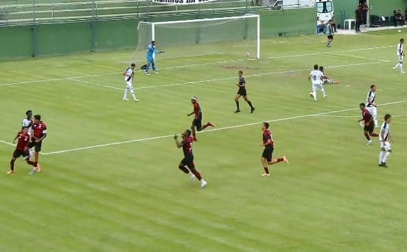 Flamengo venceu o Vasco na Copa Rio Sub-17 (Foto: Reprodução/Vasco TV)