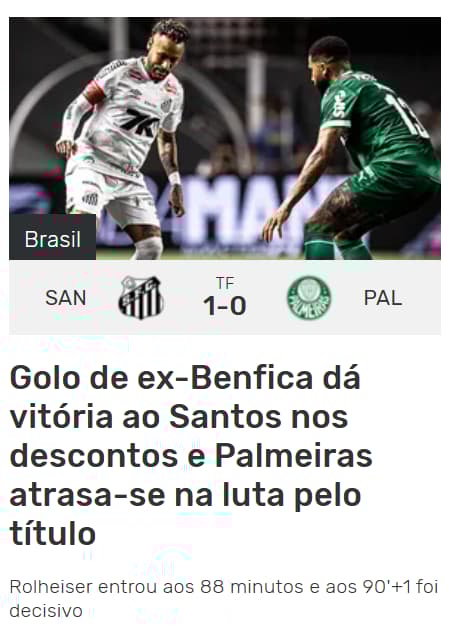 Com Neymar em destaque, jornal "Record" cita decisão do Santos, que complicou vida do Palmeiras (Foto: Reprodução)