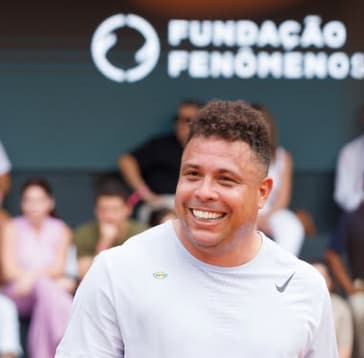 Ronaldo Fenômeno no Galácticos Open (Reprodução)