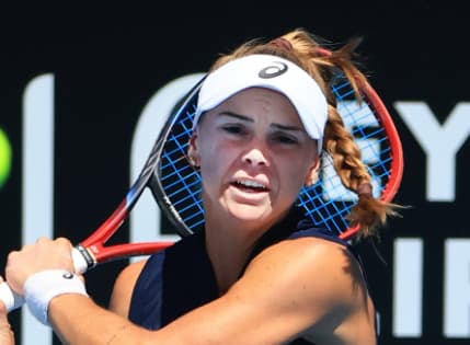 A tenista brasileira Laura Pigossi em foto de arquivo (Reprodução)