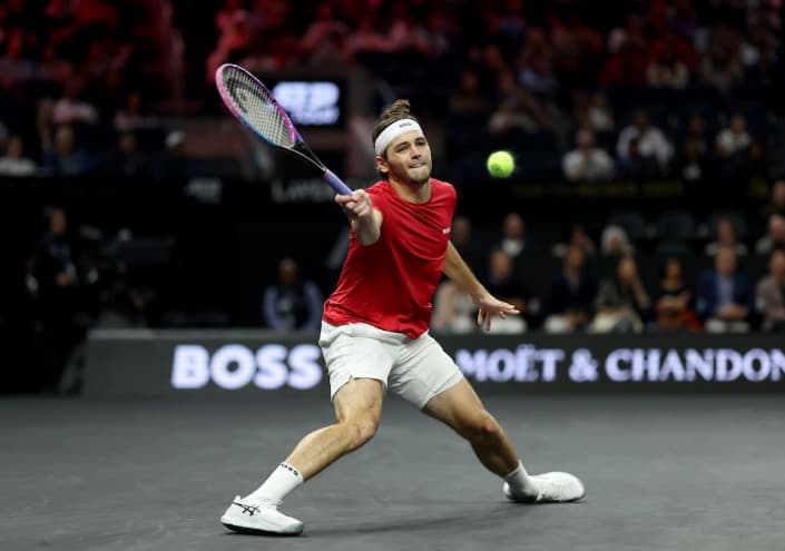 O americano Taylor Fritz na Laver Cup (Divulgação)