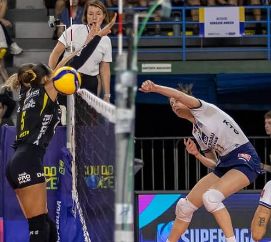 Minas venceu o Praia Clube por 3 sets a 0 na Superliga feminina de Vôlei (Foto: Bruno Cunha / Praia Clube)