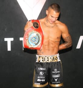 Boxeador Luan Medeiros, namorado da atriz Mel Maia (Foto: Reprodução)