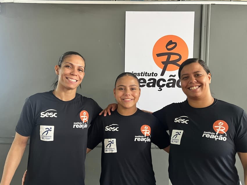 As irmãs Pereira do Instituto Reação (Foto: Andressa Simões/ Lance!)