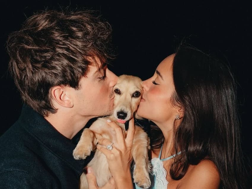 charles Leclerc anuncia noivado com Alexandra Saint Mleux (Foto: Reprodução / Instagram)