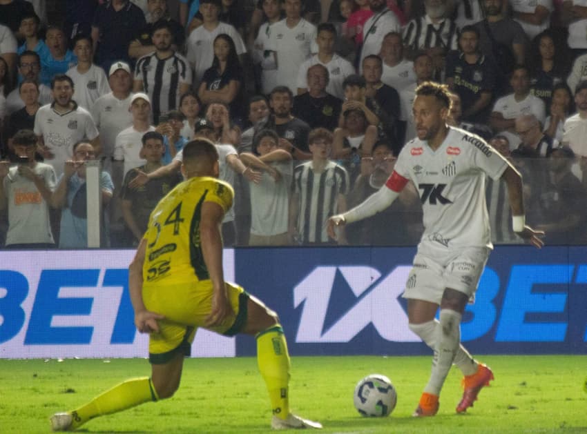 Neymar em Santos x Mirassol (Foto: Rodrigo Jesus/Agência F8/Gazeta Press)