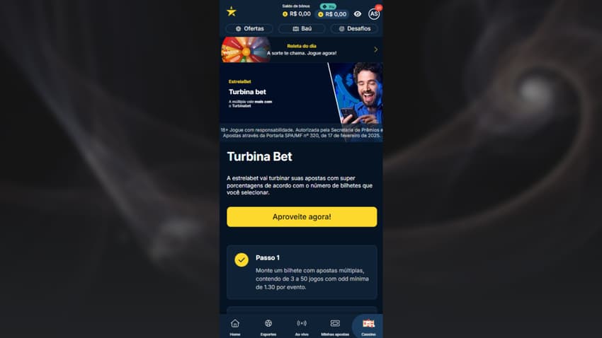 Apostas múltiplas turbinadas em até 100% na EstrelaBet