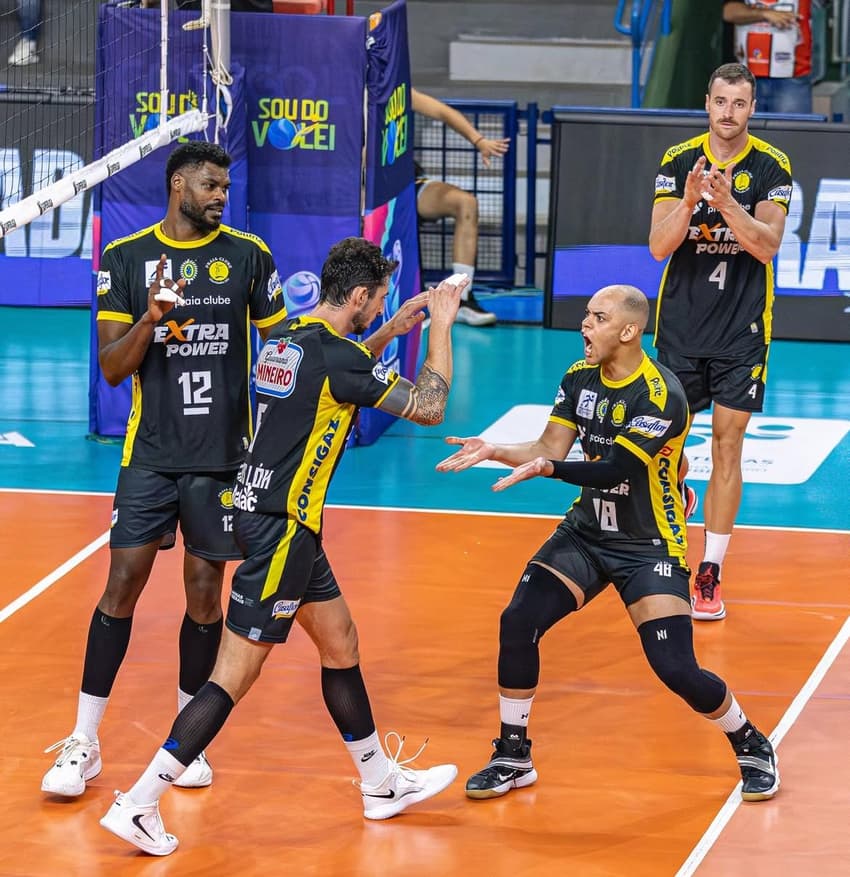 Praia Clube vence oitava partida na Superliga (Foto: Reprodução Instagram)