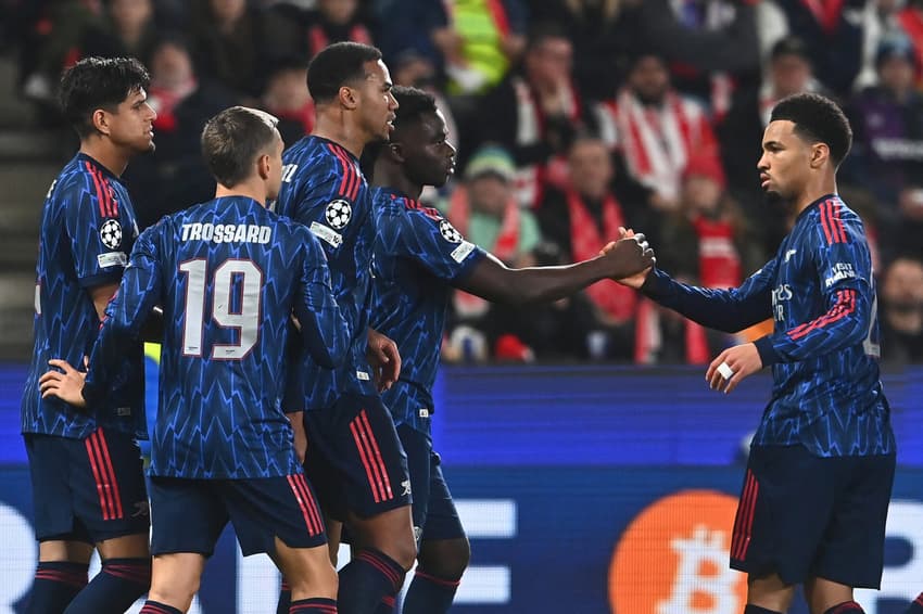 Arsenal venceu o Slavia Praga fora de casa, pela fase de liga da Champions League (Foto: Michal Cizek / AFP)