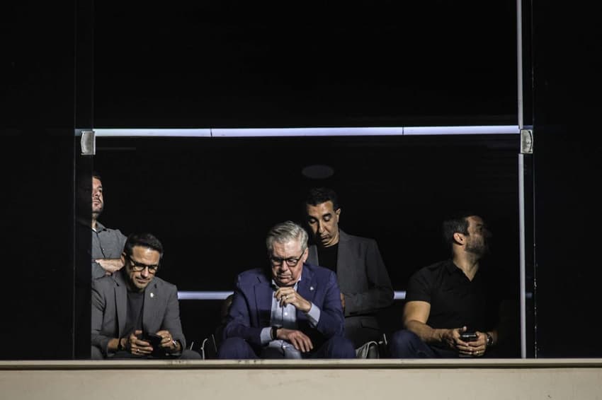 Carlo Ancelotti em São Januário para assistir Vasco x São Paulo (Foto: Thiego Mattos/Pera Photo Press/Gazeta Press)