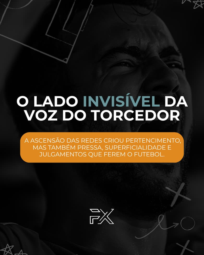 Torcedor utiliza perfis em redes para se manifestar (Foto: Divulgação)