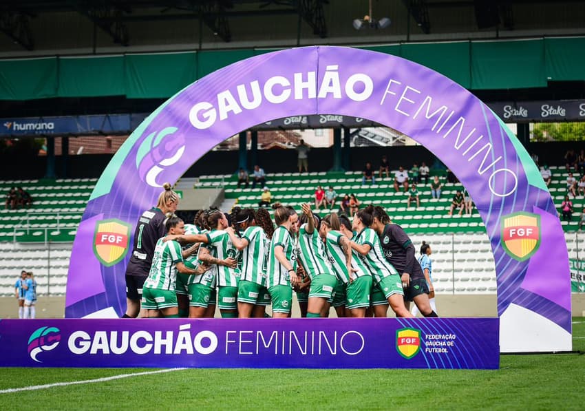 Juventude ficou com o vice-campeonato gaúcho feminino em 2025. (Foto: Juventude EC/Divulgação)