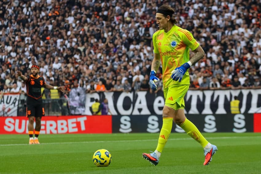 Cássio reencontrou a Fiel em decisão na Neo Química Arena (Foto: Theo Daolio/Mochila Press/Gazeta Press)
