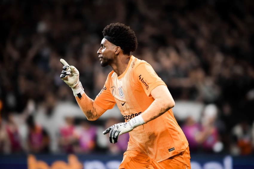 Hugo Souza, goleiro do Corinthians (Foto: Thiago Miyashiro/Pera Photo Press/Gazeta Press)