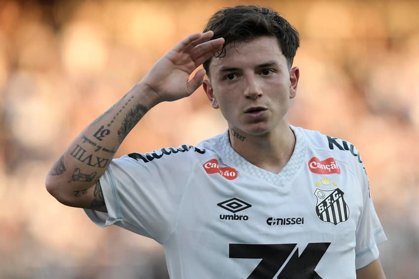 Barreal foi um dos artilheiros do Santos no ano (Foto: Dhavid Normando/Código19/Gazeta Press)