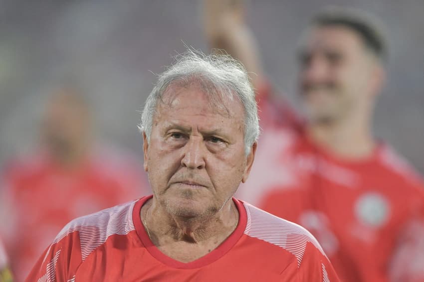 Zico, ídolo do Flamengo, no Jogo das Estrelas (Foto: Thiago Ribeiro/Agif/Gazeta Press)