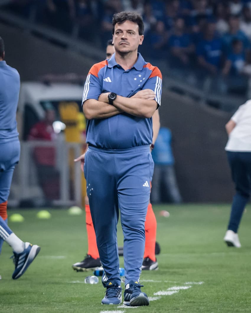 Técnico Fernando Diniz (Foto: Gustavo Aleixo/Cruzeiro) 