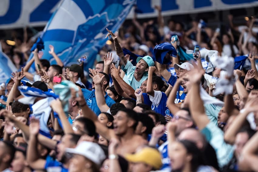 Torcida do Cruzeiro (Foto: Gustavo Aleixo/Cruzeiro) 
