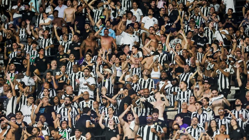 Torcida do Botafogo no Nilton Santos (Foto: Vítor Silva/Botafogo)