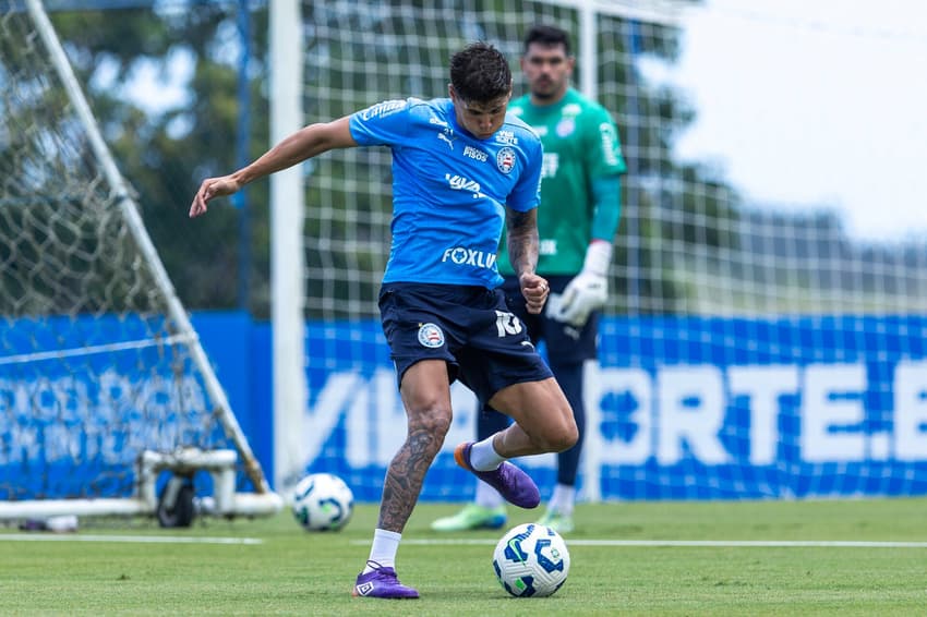 Ramos Mingo treina pelo Bahia (Foto: Rafael Rodrigues / EC Bahia)