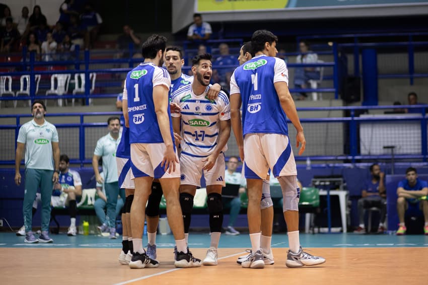 Cruzeiro vence Praia Clube na Superliga Masculina (Foto: Agência i7/ Sada Cruzeiro)