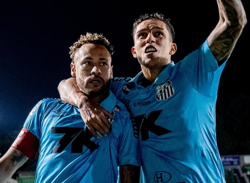 Igor Vinícius deu assistência para Neymar na vitória contra o Juventude (Léo Piva/ Santos FC)