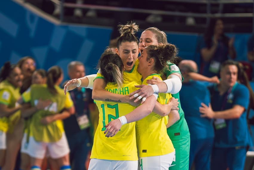 Brasil está na final da Copa do Mundo Feminina de Futsal (Foto: Fabio Souza/CBF)