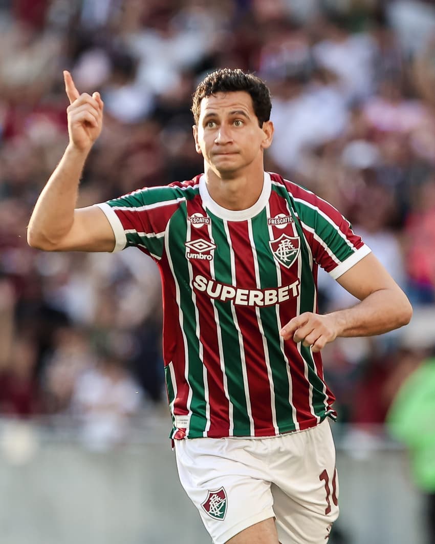 Ganso comemora gol marcado pelo Fluminense (Foto: Lucas Merçon/ Fluminense FC)