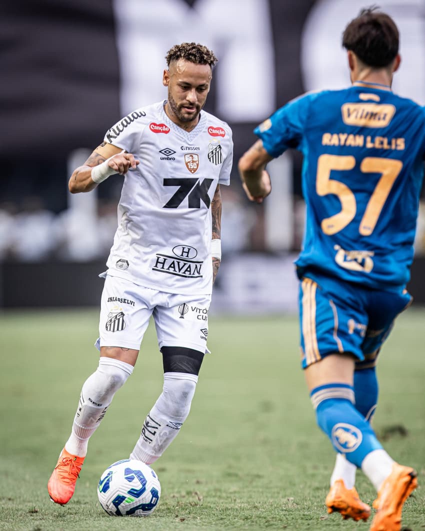 Neymar, camisa 10 do Santos (Foto: Raul Baretta/ Santos FC)