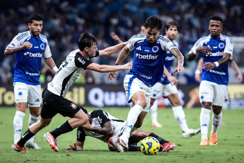 Kaio Jorge contra o Corinthians (Foto: Gustavo Aleixo/Cruzeiro)