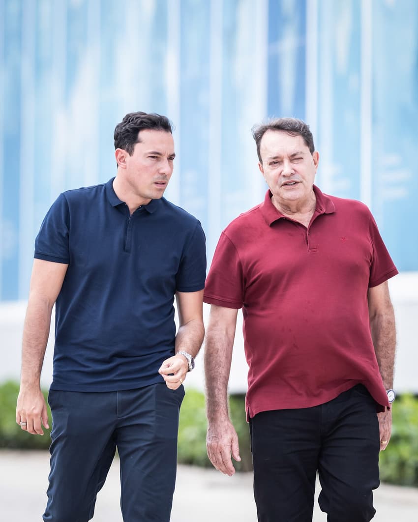 Pedro Junio e Pedro Lourenço (Foto: Gustavo Aleixo/Cruzeiro)