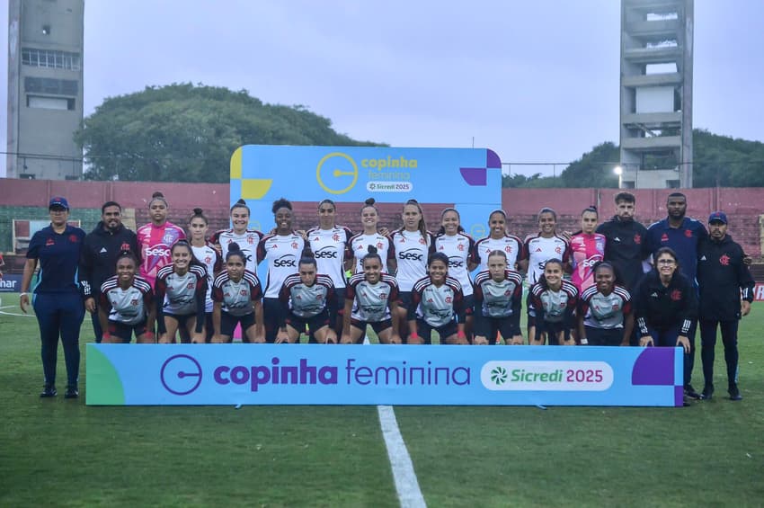 Flamengo eliminou o Inter e está na final da Copinha Feminina. (Foto: Mauro Horita/Ag.Paulistão)