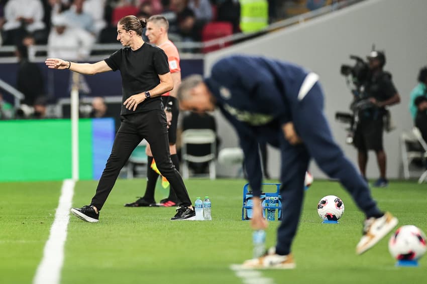 Filipe Luís durante PSG x Flamengo (Foto: Adriano Fontes/Flamengo)