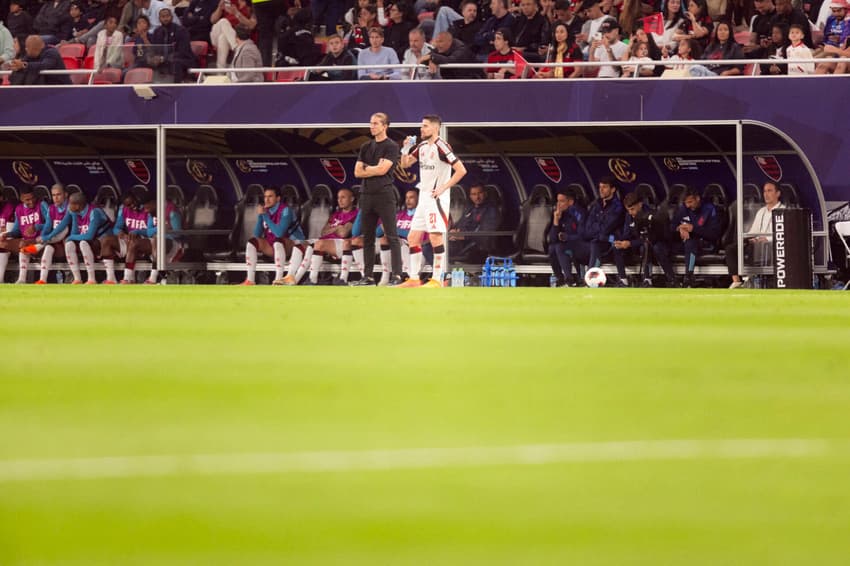 Filipe Luís durante PSG x Flamengo (Foto: Adriano Fontes/Flamengo)