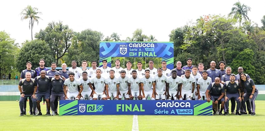 Botafogo foi campeão carioca sub-20 em 2025 (Foto: Divulgação/Botafogo)