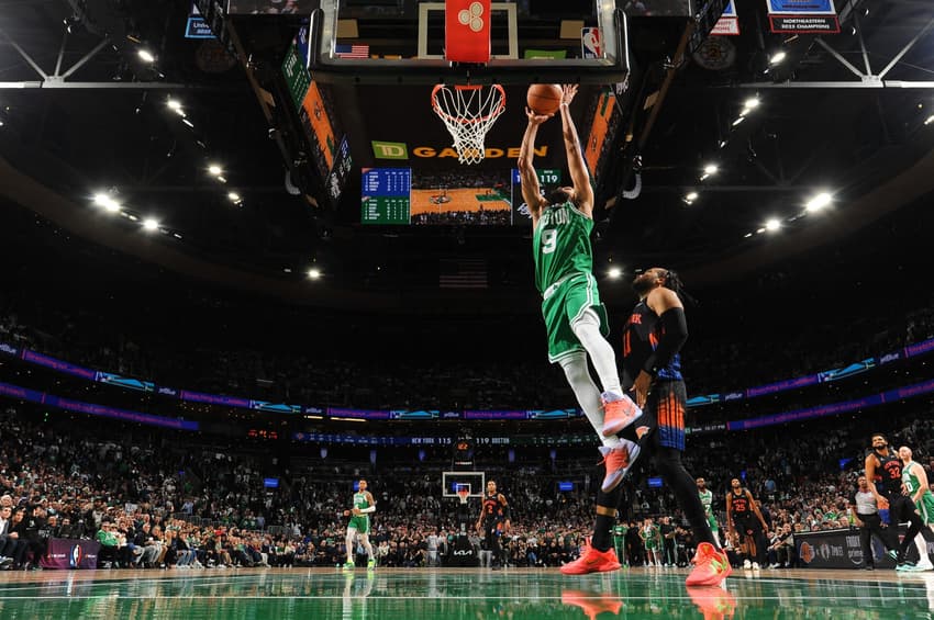Boston Celtics x New York Knicks (Foto: Brian Babineau / NBAE / Getty Images / Getty Images via AFP)