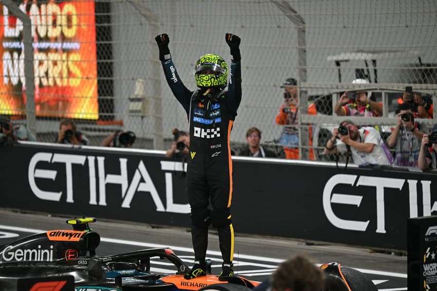 Lando Norris é campeão da F1 (Foto: Andrej ISAKOVIC / POOL / AFP)