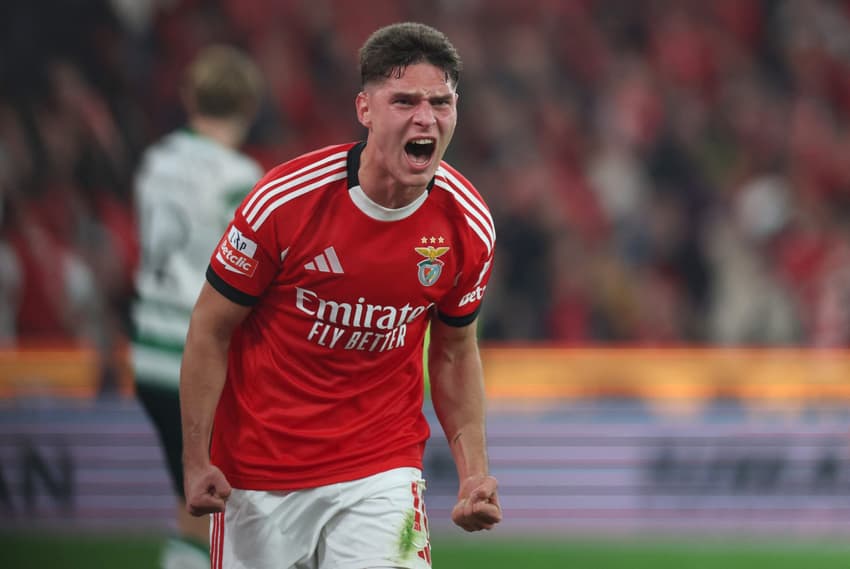 Pela Liga Portuguesa, Benfica e Sporting empataram por 1 a 1 (Foto: PATRICIA DE MELO MOREIRA / AFP)