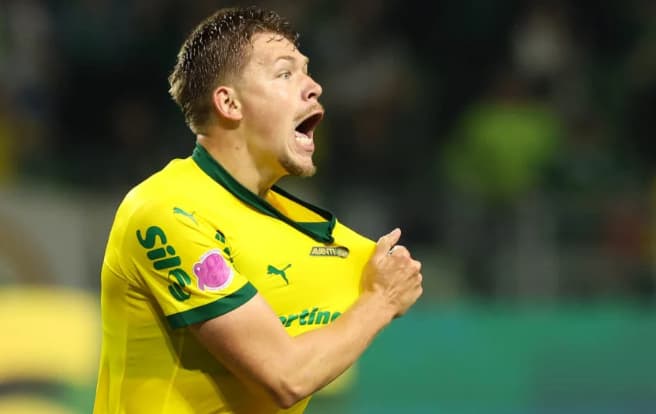 Bruno Fuchs, zagueiro do Palmeiras