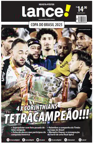 Pôster Corinthians: edição histórica do Lance nas bancas (Foto: Reprodução)