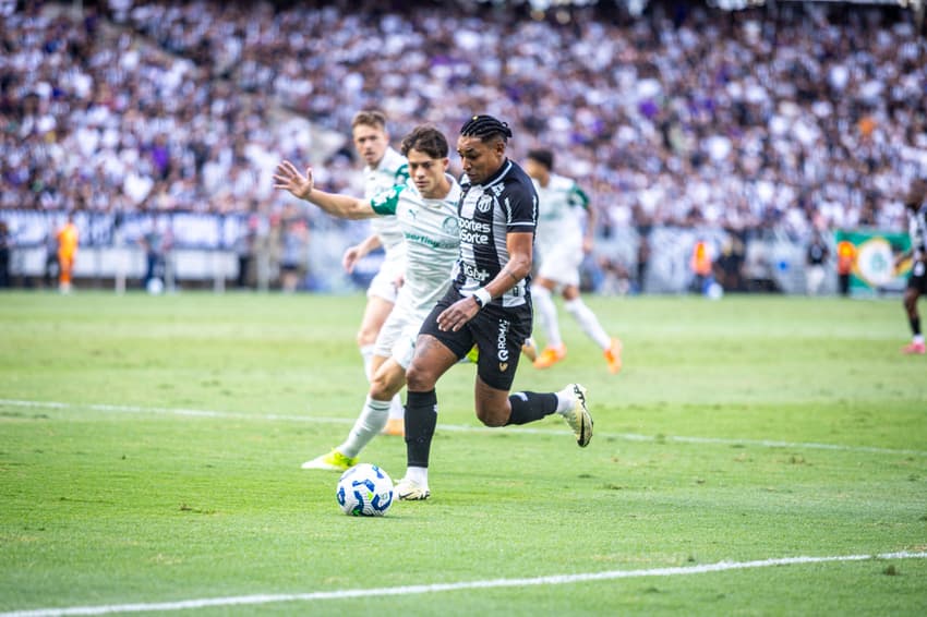 Partida entre Ceará e Palmeiras, pelo Brasileirão (Foto: Felipe Santos/Ceará SC)