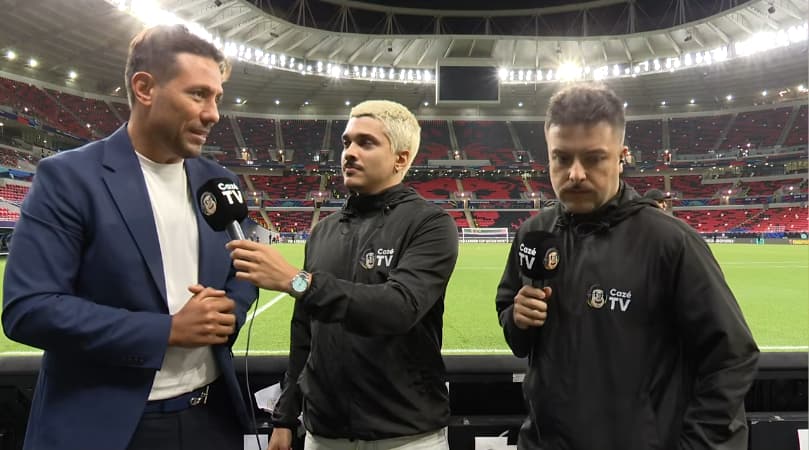 Diego Alves, ídolo do Flamengo, comenta final do Mundial contra o PSG (Foto: Reprodução/CazéTV)