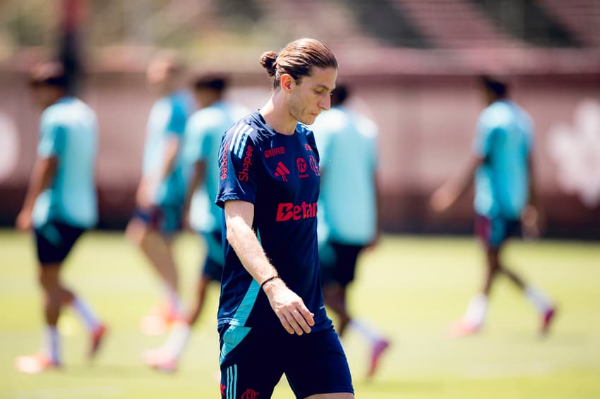 Filipe Luís Flamengo treinoFilipe Luís Flamengo treino