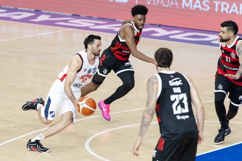 Flamengo contra Nacional na BCLA (Foto: Fiba)